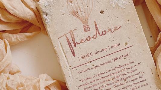 Name Meaning Keepsake | Personalised Stone Gift