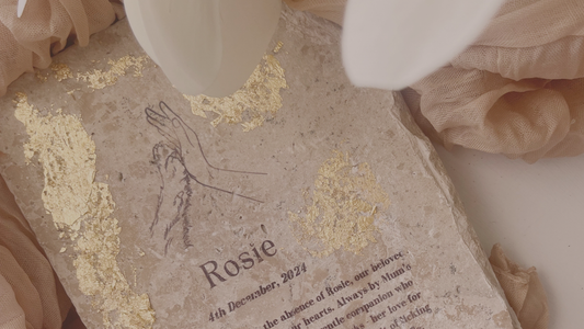 Pet Memorial Keepsake | In Loving Memory Personalised Stone