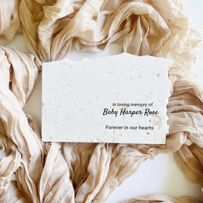 Limestone in loving memory keepsake for little ones in landscape style